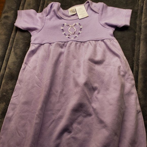 Bright Future Purple Baby Dress 6-9 Mo Long - Picture 1 of 8